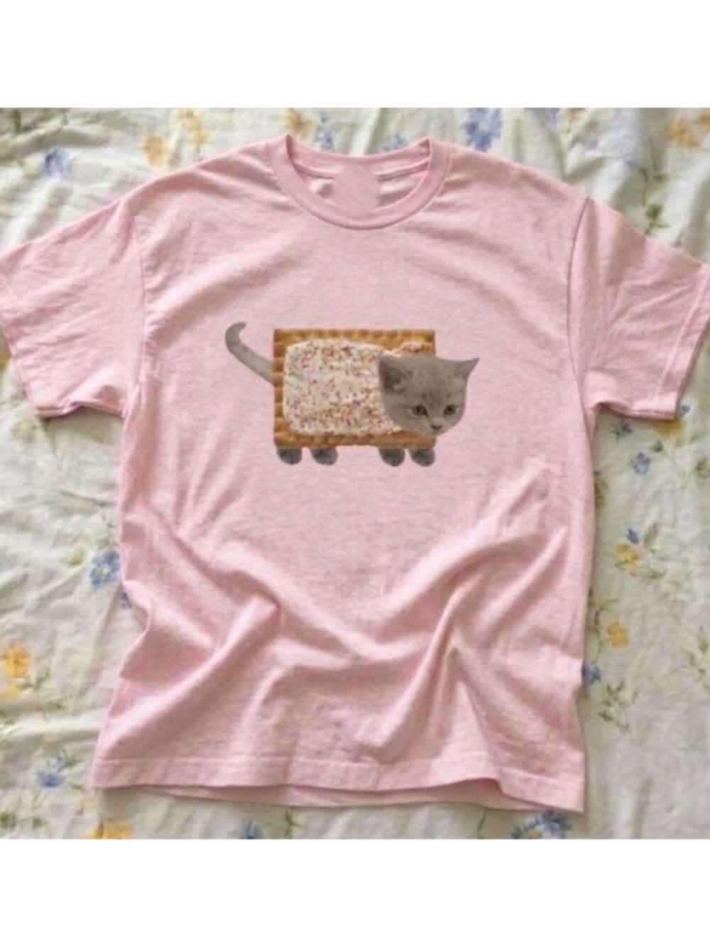 Pop-Tart Kitten Nyan Cat Meme Light Pink